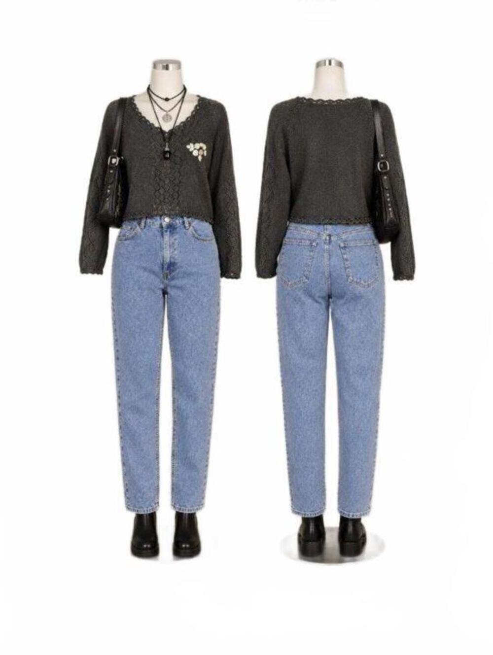 Vintage 90s Liz Claiborne High Waisted Light Wash minimalist jeans Denim 10/12
